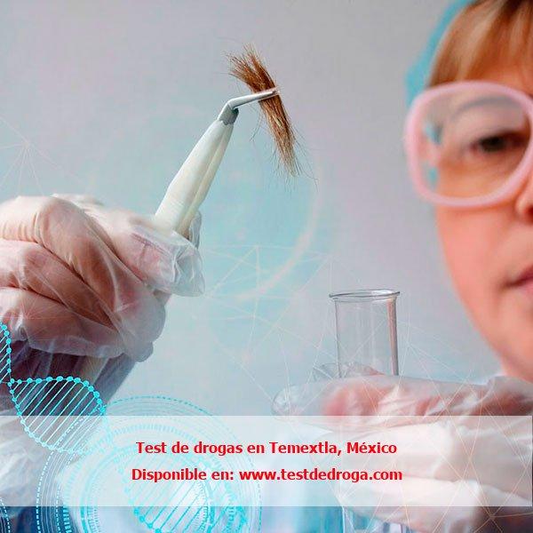 Test de drogas con cabello en Temextla, México